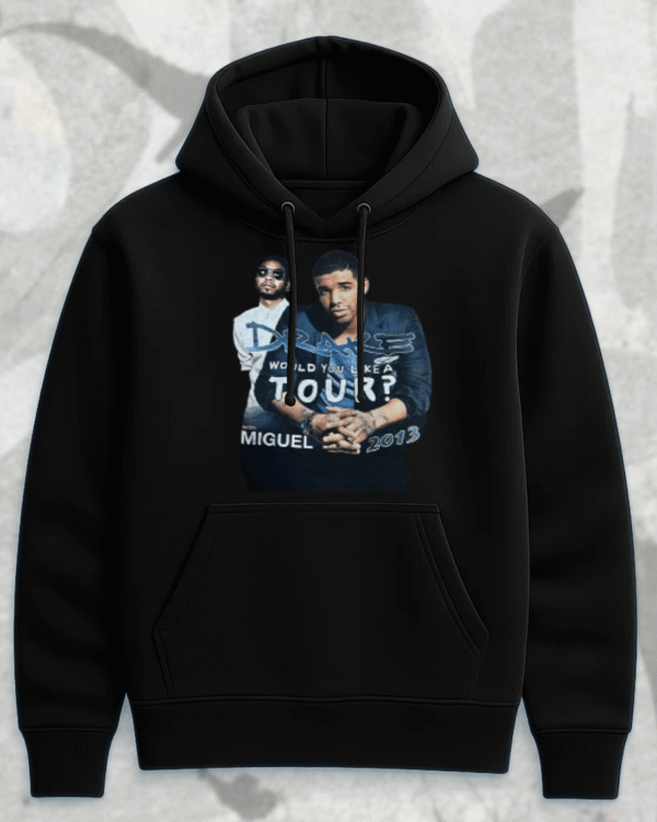 Drake x Miguel “Would You Like A Tour?” 2013 Vintage Rap Shirt – T-Shirt / Hoodie / Sweatshirt / Long Sleeve / Tank Top - Image 4