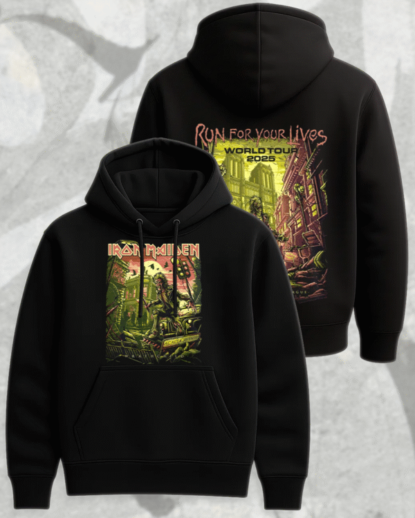 Iron Maiden Run For Your Lives World Tour 2025 – Wrathchild & Murders In The Rue Morgue Two-Sided Shirt, Hoodie, Long Sleeve, Tank Top