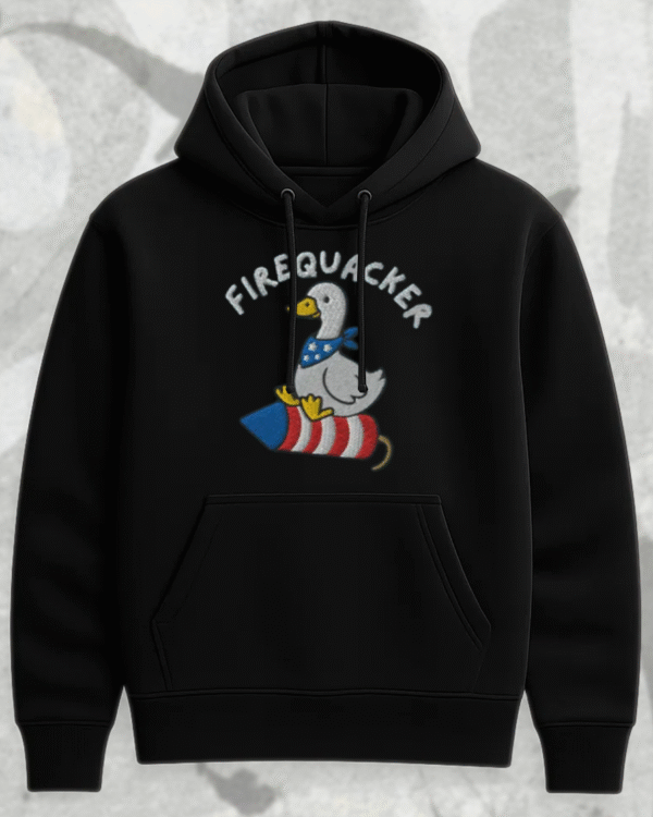 Embroidered Silly Goose 4th of July Shirt – Comfort Colors Patriotic Tee, Hoodie, Tank Top, Sweatshirt, Long Sleeve – USA Gift for Her - Image 3