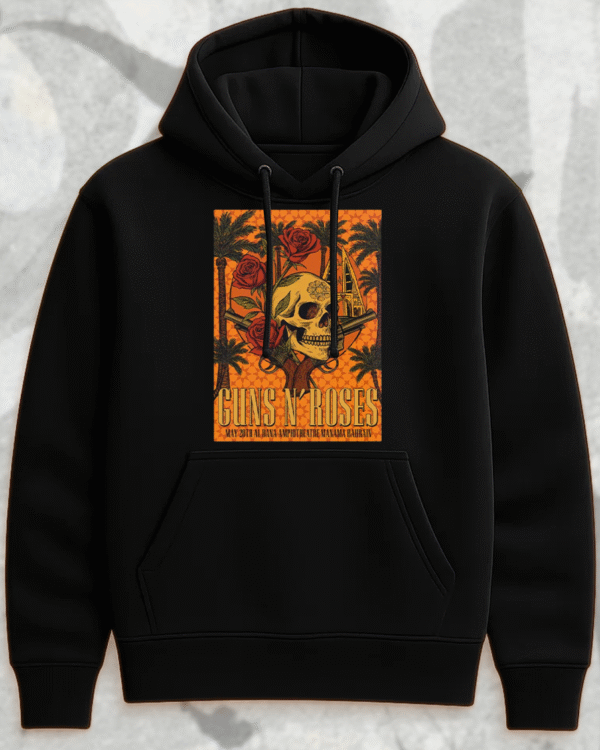 Guns N’ Roses Bahrain 2025 – Unisex T-Shirt / Hoodie / Sweatshirt / Long Sleeve / Tank Top (Al Dana Amphitheatre – May 20)