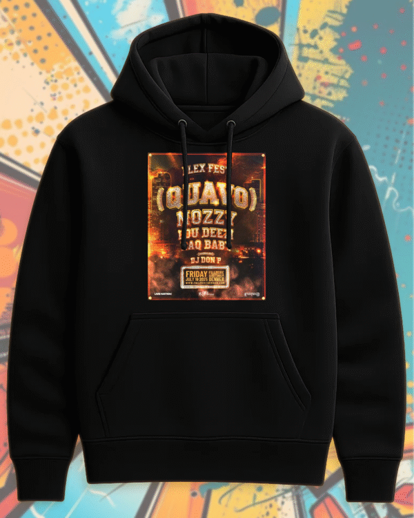 Flex Fest 2025 T-Shirt – Quavo Mozzy Concert Tee, July 18 Denver Show
