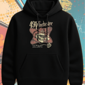 49 Winchester Tulsa 2025 Skull & Rose Tour Shirt or Hoodie – That Old Familiar Feelin’s Settin’ In