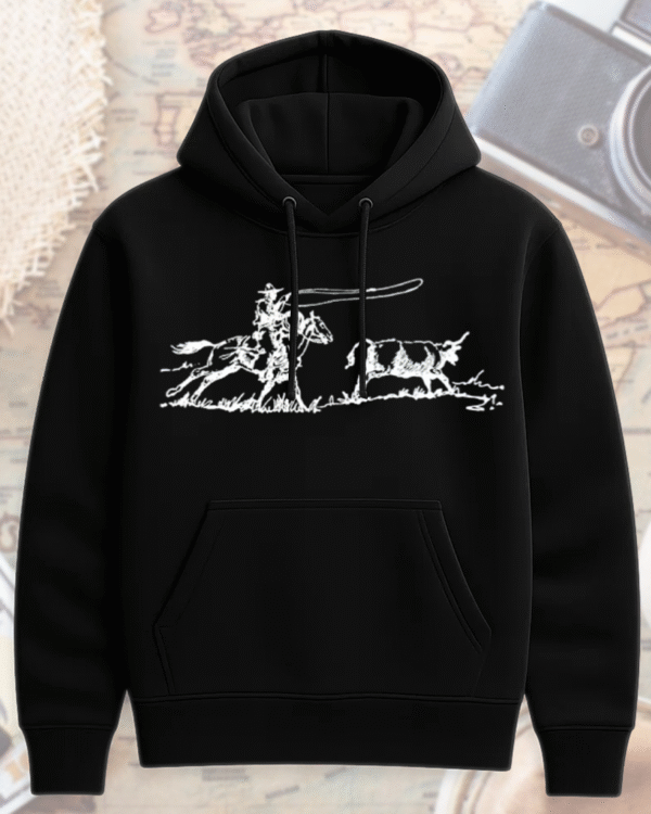 Cowboy Roping Western Graphic Shirt – T-Shirt, Hoodie, Sweatshirt, Long Sleeve & Tank Top | Country Rodeo Comfort Colors Style - Image 4