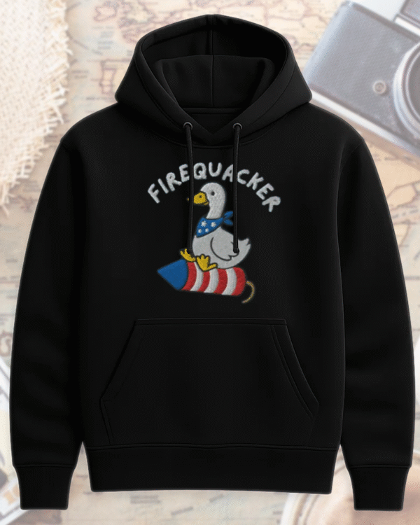 Embroidered Silly Goose 4th of July Shirt – Comfort Colors Patriotic Tee, Hoodie, Tank Top, Sweatshirt, Long Sleeve – USA Gift for Her - Image 2