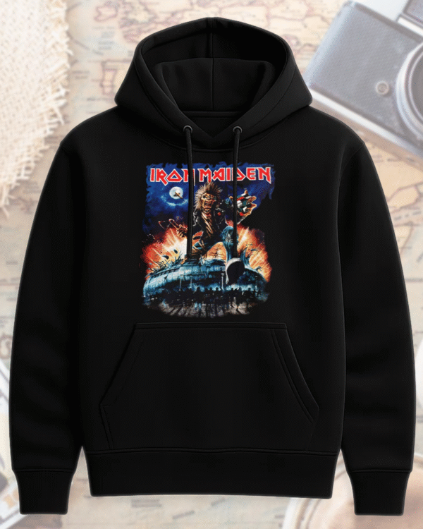 Iron Maiden Run For Your Lives World Tour 2025 Budapest T-Shirt, Hoodie, Long Sleeve, Sweatshirt & Tank Top – Two-Sided Merch (May 27–28 | Budapest Arena) - Image 7