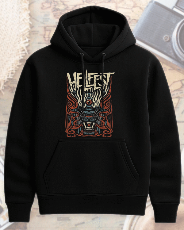 Hellfest 2025 Savage Tiger Shirt or Hoodie – Clisson France June 19–22 Lineup Two-Sided Tour Merch