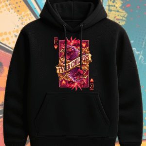 Tyler Childers Las Vegas 2025 Hoodie – MGM Grand Concert “Cock” Playing Card Poster Art