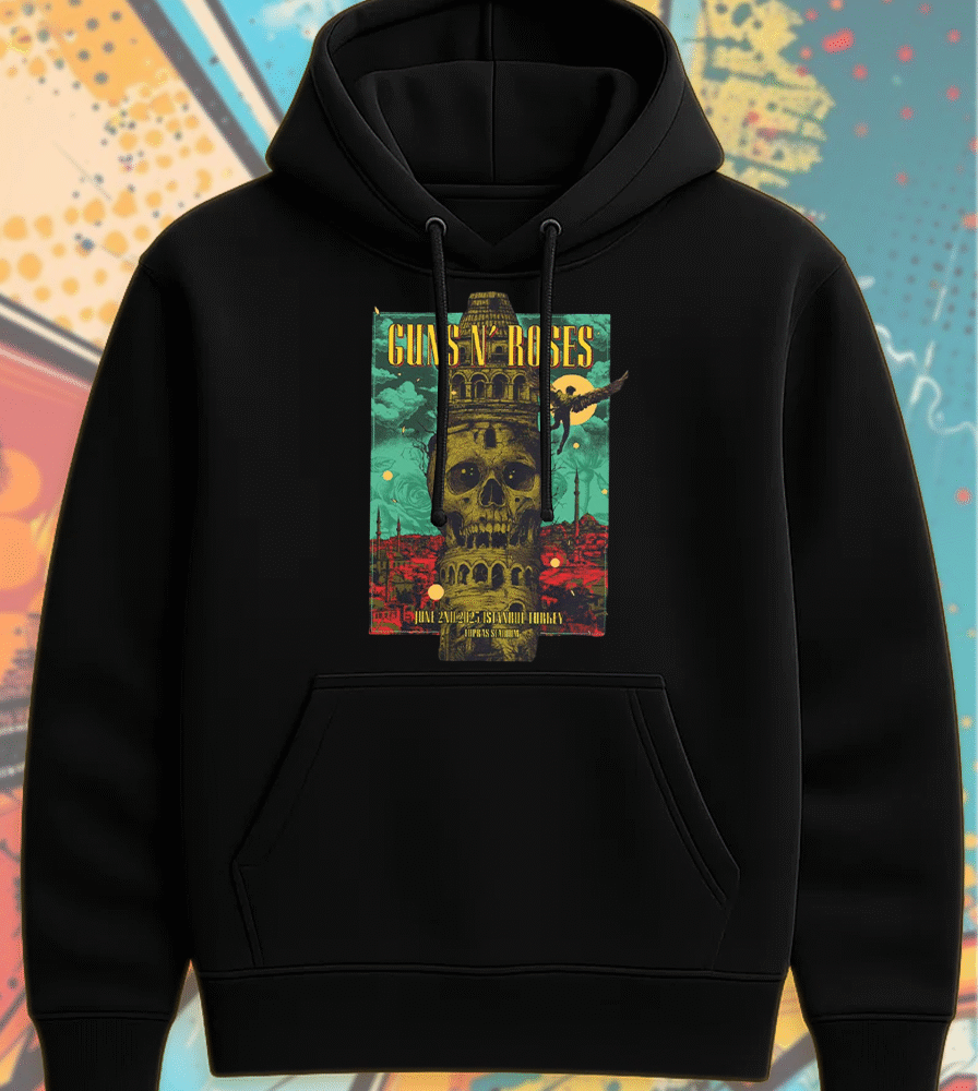 Guns N’ Roses Istanbul 2025 T-Shirt / Hoodie / Sweatshirt / Long Sleeve / Tank Top – Tupras Stadium June 2 Concert Merch