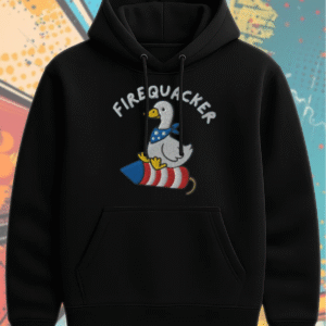 Embroidered Silly Goose 4th of July Shirt – Comfort Colors Patriotic Tee, Hoodie, Tank Top, Sweatshirt, Long Sleeve – USA Gift for Her