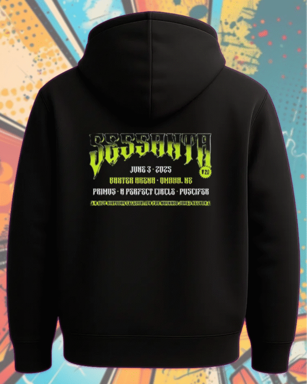 Sessanta Omaha Nebraska 2025 Concert T-Shirt, Hoodie, Long Sleeve, Sweatshirt & Tank Top – Two-Sided Tour Merch (June 3 | Baxter Arena) - Image 6