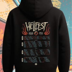 Hellfest 2025 Savage Tiger Shirt or Hoodie – Clisson France June 19–22 Lineup Two-Sided Tour Merch