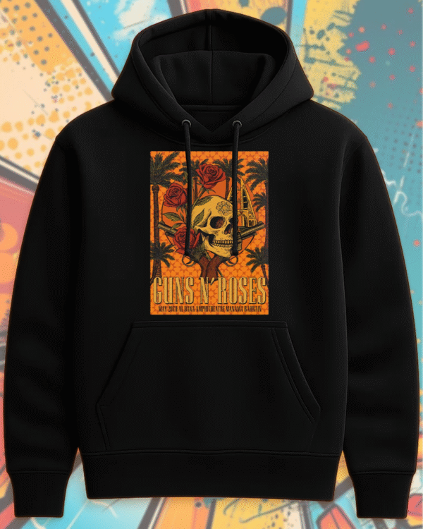 Guns N’ Roses Bahrain 2025 – Unisex T-Shirt / Hoodie / Sweatshirt / Long Sleeve / Tank Top (Al Dana Amphitheatre – May 20) - Image 3