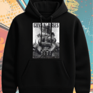 Guns N’ Roses Bangkok 2025 Black Poster T-Shirt / Hoodie / Long Sleeve / Sweatshirt / Tank Top – Thunderdome Stadium Thailand