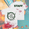 Ice Nine Kills Crystal Lake Camp “Staff Infection” Tee – TGIF Blood Splatter Horror Shirt