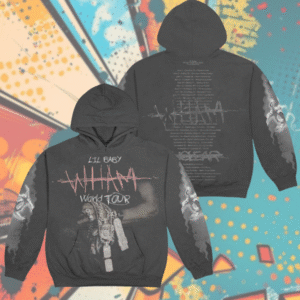 Lil Baby WHAM World Tour 2025 Hoodie – Chains Graphic & Tour Dates Unisex Pullover