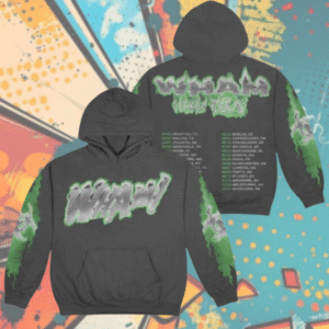 Lil Baby WHAM World Tour 2025 Hoodie – Flames Graphic Tour Dates Unisex Pullover