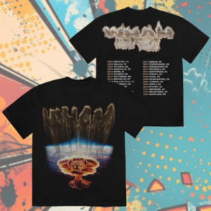 Lil Baby WHAM World Tour 2025 Tee – “Explosion” Mushroom Cloud Graphic Unisex Shirt