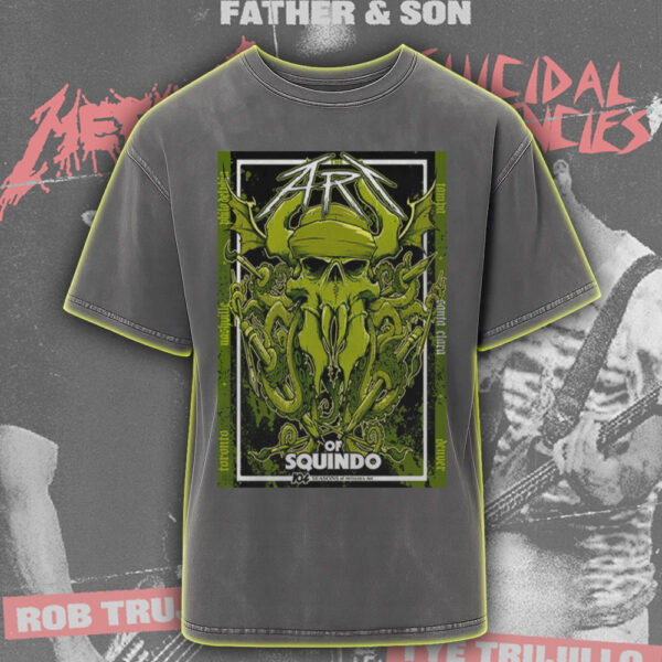 Metallica Acid Wash T-Shirt – 104 Seasons Exhibit Bay Area June 21 2025 – Vintage Squindo Art Drop