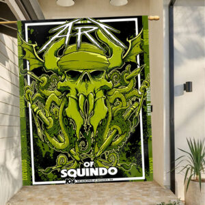 Metallica Exhibit Flag – 104 Seasons Bay Area 2025 – The Art of Squindo Limited Wall Banner