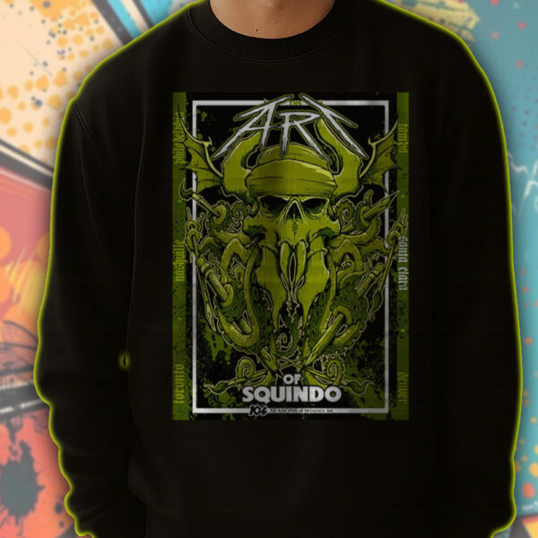 Metallica 104 Seasons Exhibit Sweatshirt – Bay Area June 21 2025 – The Art of Squindo Limited Drop - Image 5