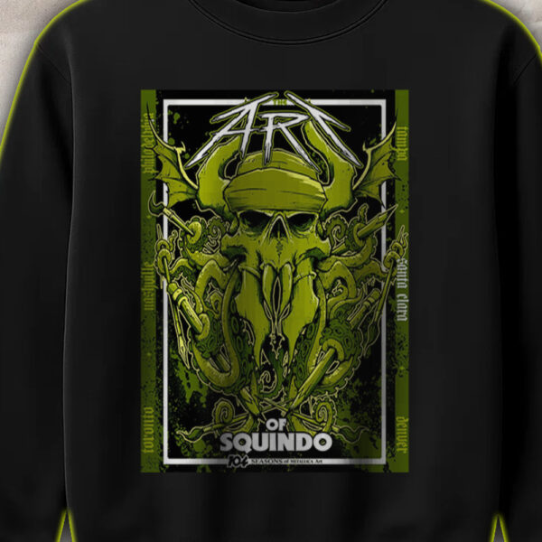 Metallica 104 Seasons Exhibit Sweatshirt – Bay Area June 21 2025 – The Art of Squindo Limited Drop - Image 3