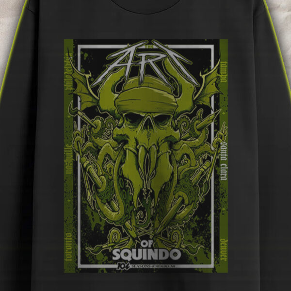 Metallica 104 Seasons Limited Long Sleeve – The Art of Squindo Exhibit – Bay Area CA June 21 2025 - Image 3