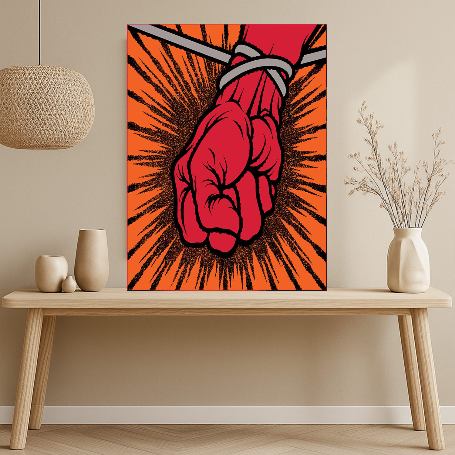 Metallica St. Anger Canvas – Limited Edition 22nd Anniversary Wall Poster