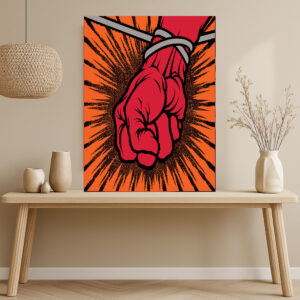 Metallica St. Anger Canvas – Limited Edition 22nd Anniversary Wall Poster