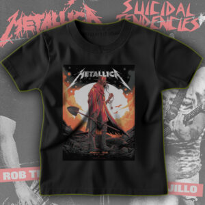 Metallica Concert Tour T-Shirt – M72 World Tour – June 14, 2025 – Houston, Texas – NRG Stadium – Grim Reaper Key Art