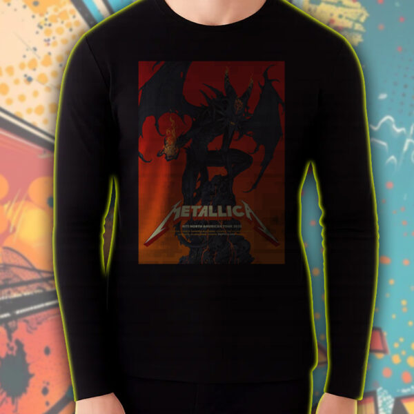 Metallica Long Sleeve Shirt – M72 North American Tour – 2025 Demon of Fire Design – Collector’s Edition – T-Shirt, Hoodie, Tank Top, Sweatshirt - Image 5