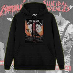 Metallica M72 World Tour Hoodie – Houston Concert 2025 – June 14 – Death Reaper Cowboy Key Art – NRG Stadium