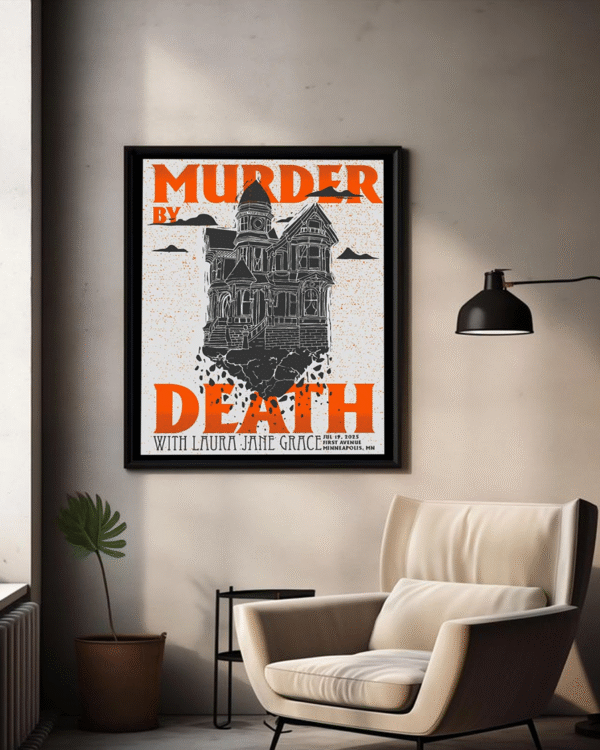 Murder By Death Minneapolis 2025 Poster – Laura Jane Grace First Avenue Concert Canvas Print