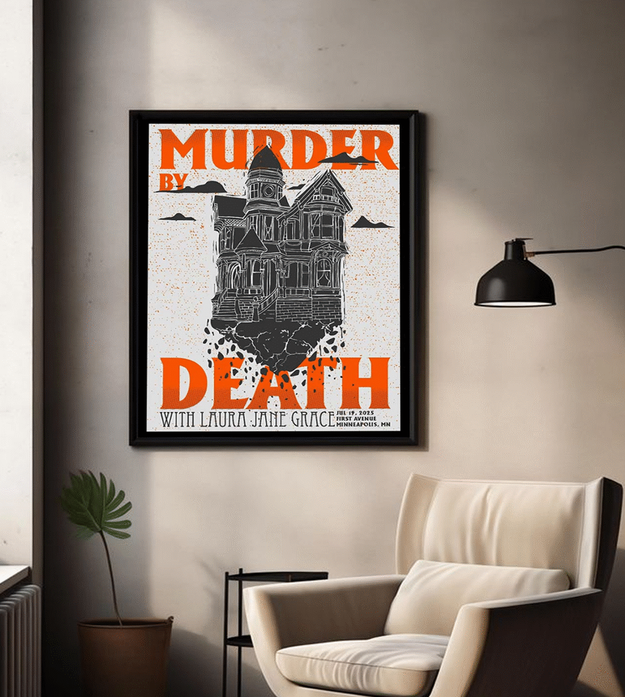 Murder By Death Minneapolis 2025 Poster – Laura Jane Grace First Avenue Concert Canvas Print