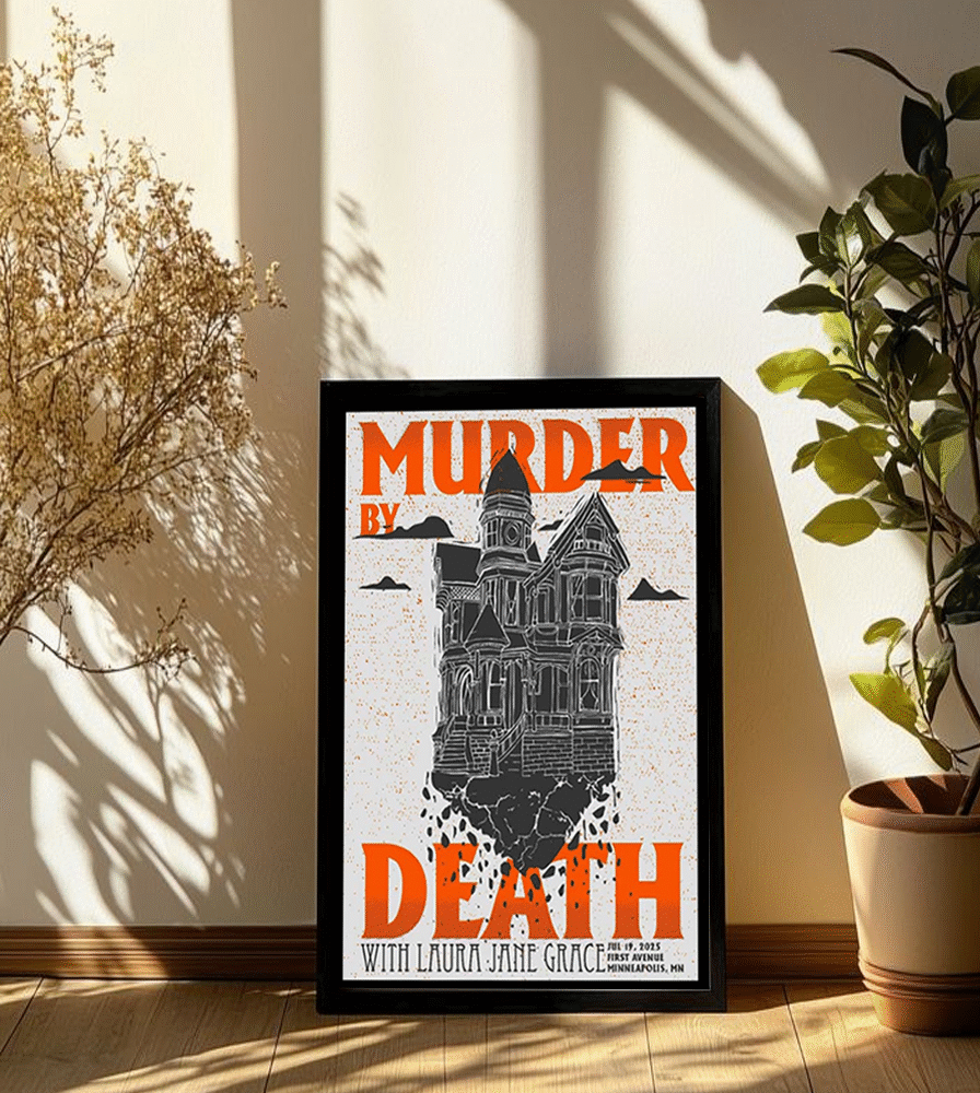 Murder By Death Minneapolis 2025 Poster – Laura Jane Grace First Avenue Concert Canvas Print
