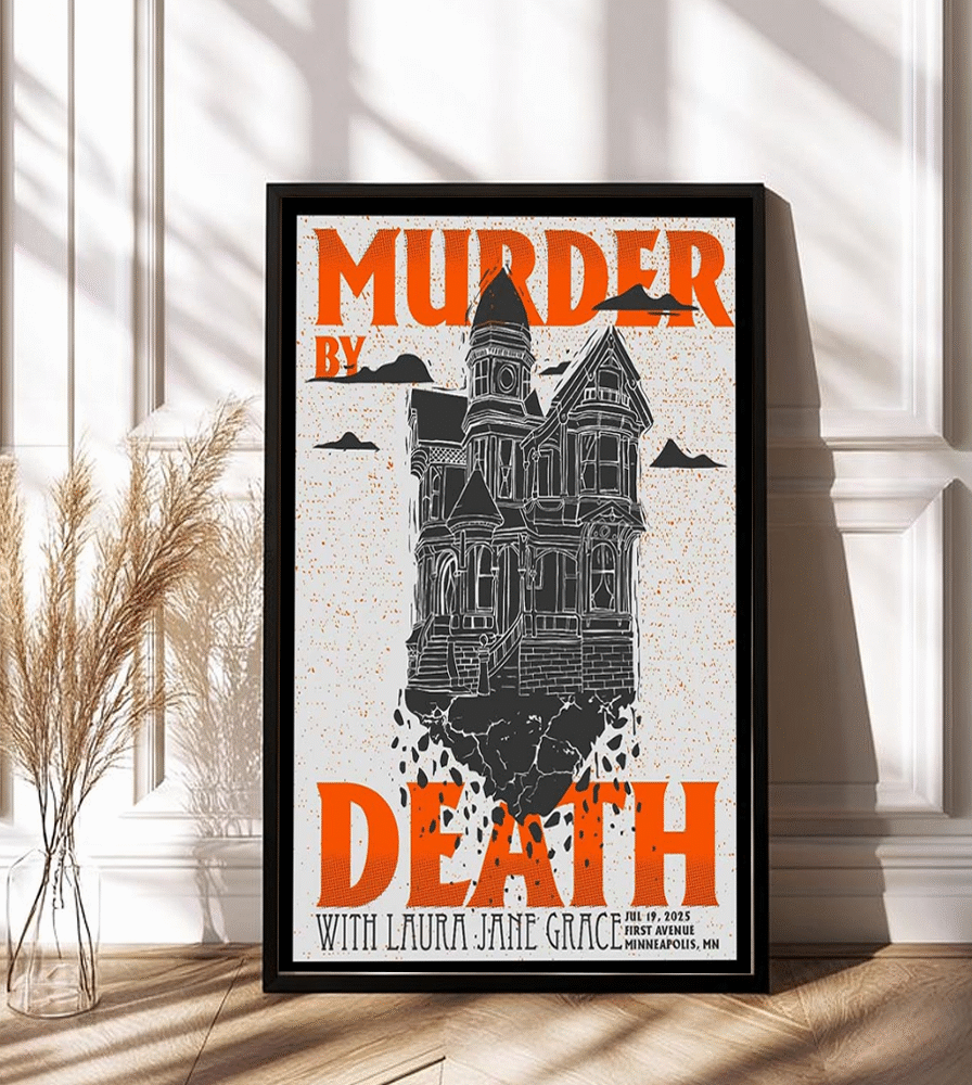 Murder By Death Minneapolis 2025 Poster – Laura Jane Grace First Avenue Concert Canvas Print