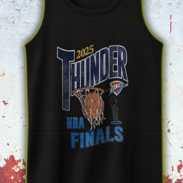 OKC Thunder 2025 NBA Finals Tank Top – At Paycom Center Oklahoma City OK - Image 2
