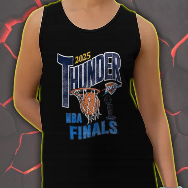 OKC Thunder 2025 NBA Finals Tank Top – At Paycom Center Oklahoma City OK - Image 4