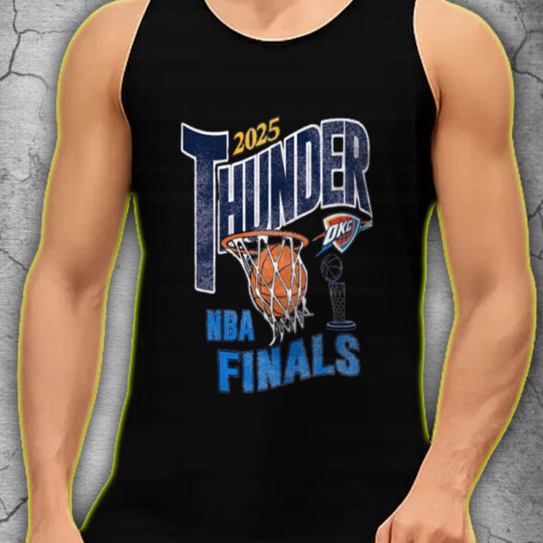 OKC Thunder 2025 NBA Finals Tank Top – At Paycom Center Oklahoma City OK - Image 5