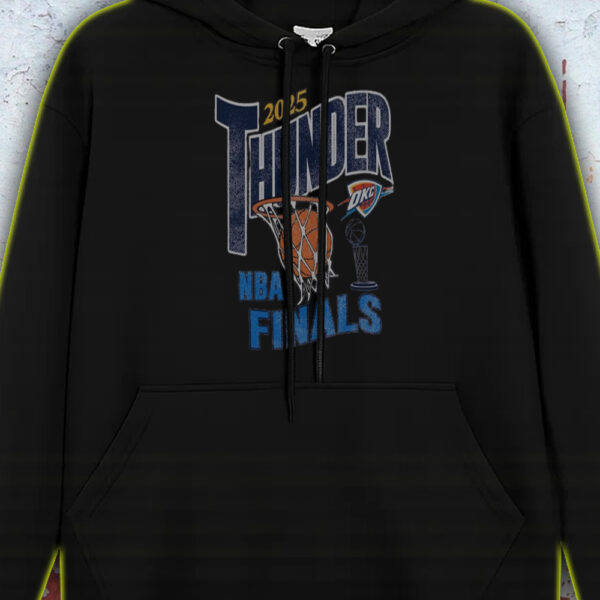 OKC Thunder 2025 NBA Finals Hoodie – At Paycom Center Oklahoma City OK - Image 2