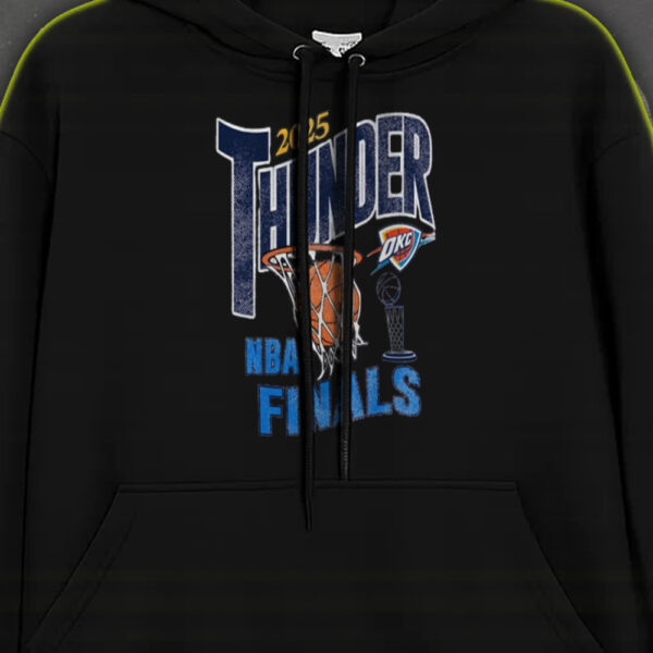 OKC Thunder 2025 NBA Finals Hoodie – At Paycom Center Oklahoma City OK - Image 3