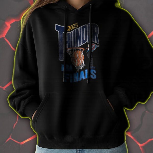 OKC Thunder 2025 NBA Finals Hoodie – At Paycom Center Oklahoma City OK - Image 4