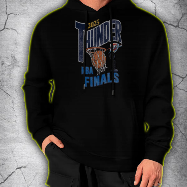 OKC Thunder 2025 NBA Finals Hoodie – At Paycom Center Oklahoma City OK - Image 5