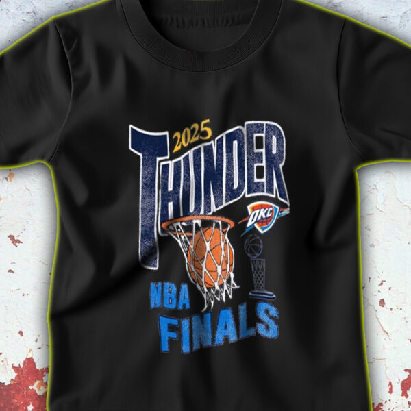 OKC Thunder 2025 NBA Finals T-Shirt – At Paycom Center Oklahoma City OK - Image 2