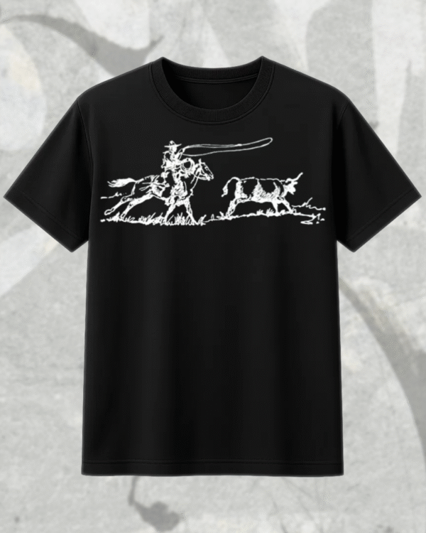 Cowboy Roping Western Graphic Shirt – T-Shirt, Hoodie, Sweatshirt, Long Sleeve & Tank Top | Country Rodeo Comfort Colors Style - Image 3