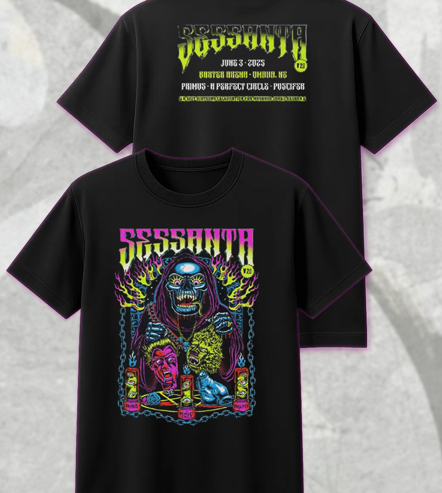 Sessanta Omaha Nebraska 2025 Concert T-Shirt, Hoodie, Long Sleeve, Sweatshirt & Tank Top – Two-Sided Tour Merch (June 3 | Baxter Arena)