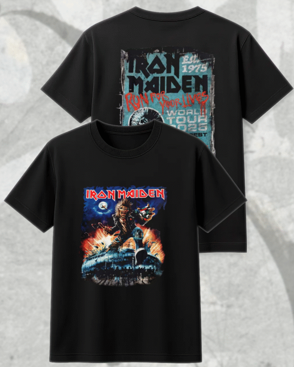 Iron Maiden Run For Your Lives World Tour 2025 Budapest T-Shirt, Hoodie, Long Sleeve, Sweatshirt & Tank Top – Two-Sided Merch (May 27–28 | Budapest Arena)