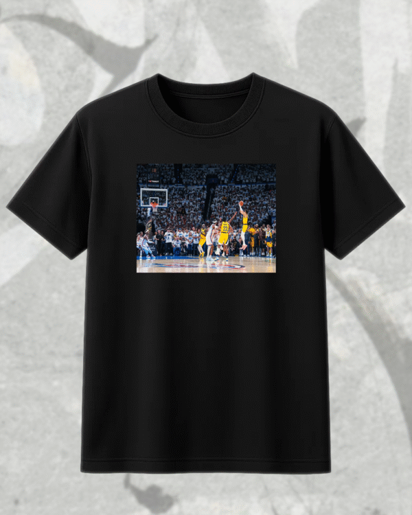"BIG TIME BUCKET" Tyrese Haliburton Clutch Buzzer-Beater – NBA Playoffs 2025 T-Shirt, Hoodie, Sweatshirt, Tank Top & Long Sleeve - Image 3