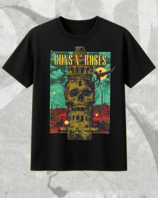 Guns N’ Roses Istanbul 2025 T-Shirt / Hoodie / Sweatshirt / Long Sleeve / Tank Top – Tupras Stadium June 2 Concert Merch - Image 4