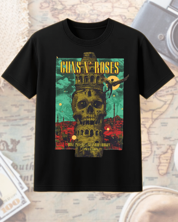 Guns N’ Roses Istanbul 2025 T-Shirt / Hoodie / Sweatshirt / Long Sleeve / Tank Top – Tupras Stadium June 2 Concert Merch - Image 5