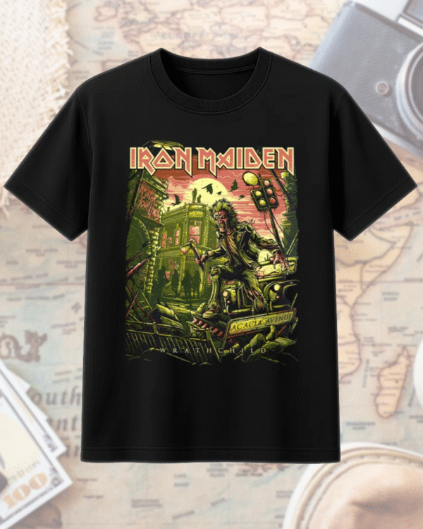 Iron Maiden Run For Your Lives World Tour 2025 – Wrathchild & Murders In The Rue Morgue Two-Sided Shirt, Hoodie, Long Sleeve, Tank Top - Image 5